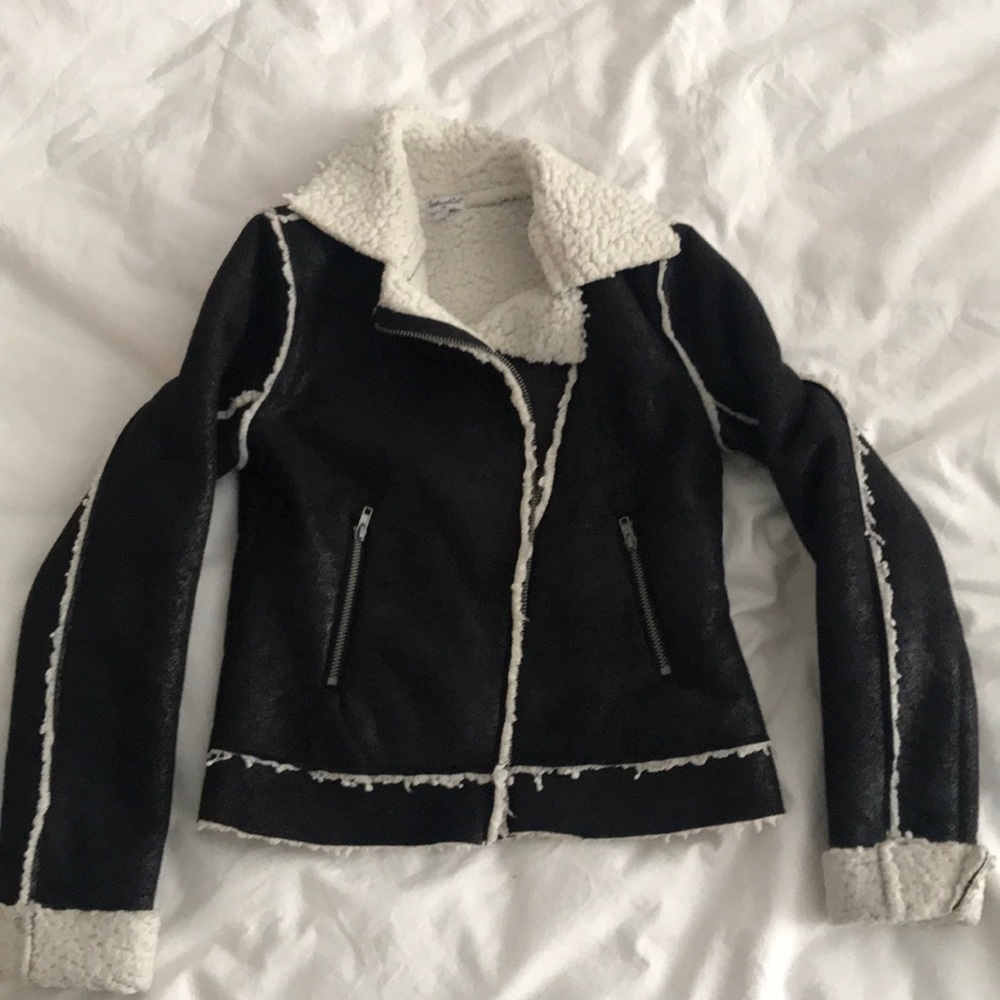 Faux shearling jacket